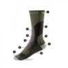 Chaussettes Climat Chaud Longues Marches - Vert - Toe Pro -Plein Air Équipement Magasin chaussettes climat chaud longues marches vert toe pro 500 500 42753
