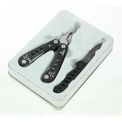 Coffret Pince Et Couteau - Noir - Gerber Evo -Plein Air Équipement Magasin coffret pince et couteau noir gerber evo 500 500 59082