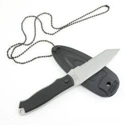 Couteau De Cou Herbertz Noir 8 Cm -Plein Air Équipement Magasin couteau de cou herbertz noir 8 cm 500 500 59715