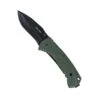Couteau One-hand G10440 S/Steel (Vert) - Miltec -Plein Air Équipement Magasin couteau one hand g10440 ssteel vert miltec 500 500 60012