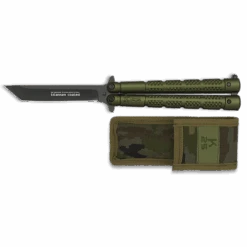 Couteau Papillon Tactique Vert RUI/K25