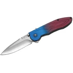 Couteau Pliant - Sirus - 11.5cm - Bleu/bordeaux - Buck