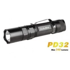 Lampe Tactique Led 12.5 Cm Noire - 340 Lumens - Fenix