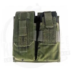 Porte-Chargeurs Double M4/AK - Fixation Velcro - Defcon 5 (Vert)