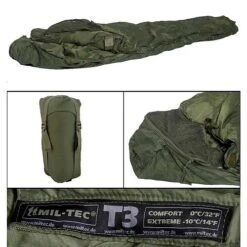 Sac De Couchage TACTICAL 3 - Vert