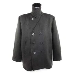 Veste Pea Coat US NAVY Noir -Plein Air Équipement Magasin veste pea coat us navy noir 500 500 55413