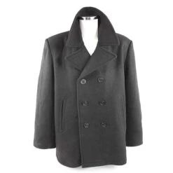 Veste Pea Coat US NAVY Noir -Plein Air Équipement Magasin veste pea coat us navy noir 500 500 55416