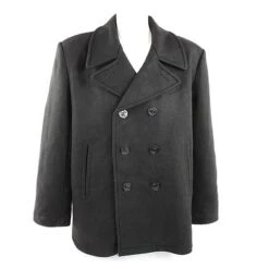 Veste Pea Coat US NAVY Noir -Plein Air Équipement Magasin veste pea coat us navy noir 500 500 55419
